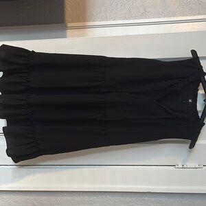 Iz Byer Black Midi Dress